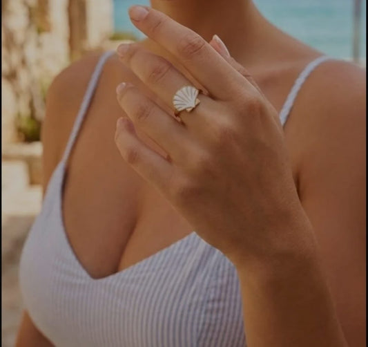 Bague " Coquillage Nacré "