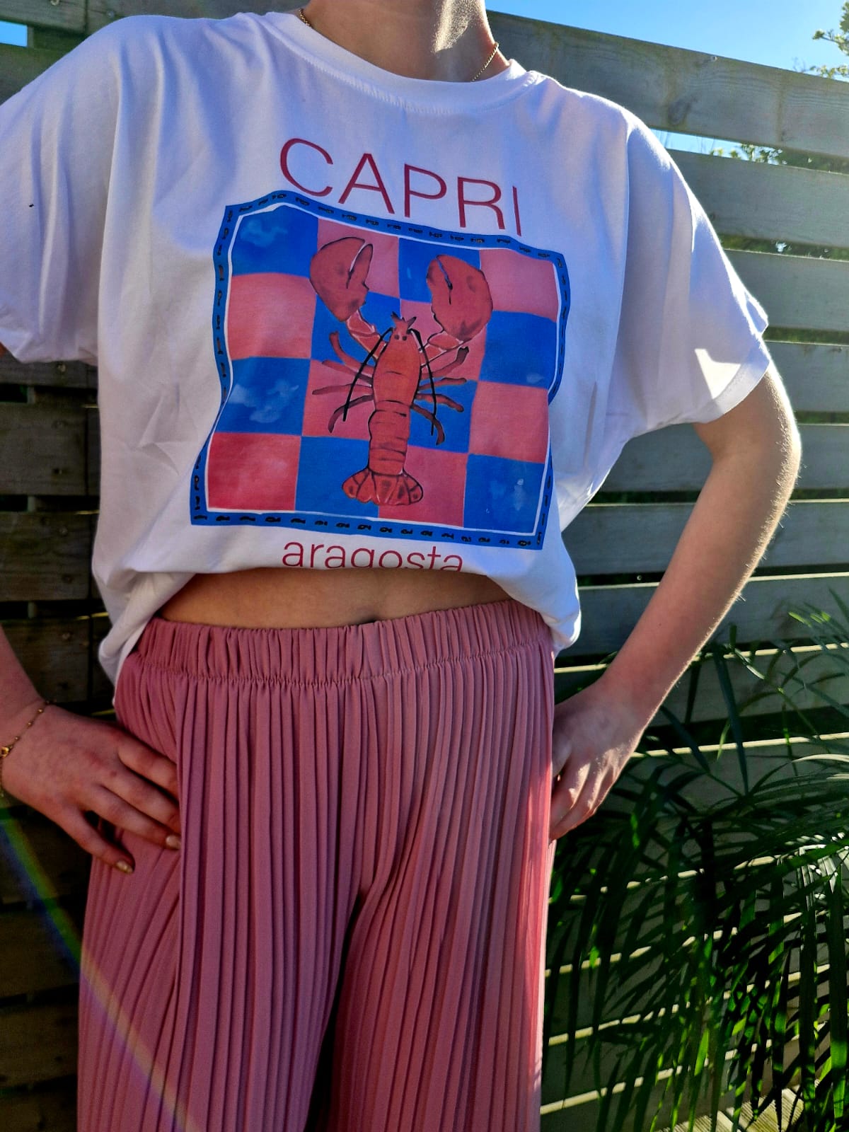 Tee-shirt CAPRI imprimé homard - Coton - Taille unique (36-44)